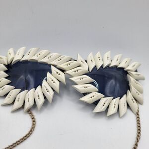 Funky apocalyptic - chain frames - shark tooth handmade